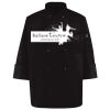 Ten Pearl Button Black Chef Coat Thumbnail
