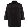 Black Knot Button Chef Coat Thumbnail